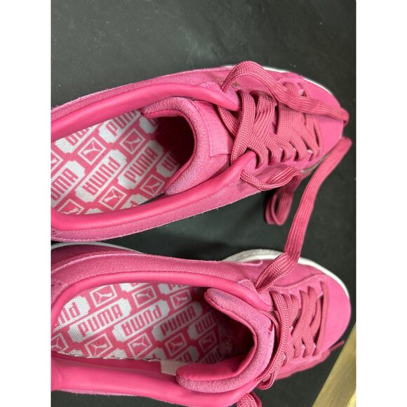 Puma Suede Womens Sneakers Pink Size 8 Classic Retro - Picture 9 of 12